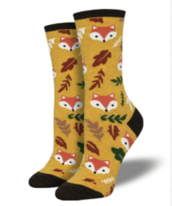 Fun sokken met vosjes, voor de natuur liefhebber