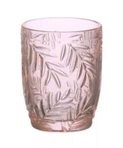 Parlane glas leaf roze