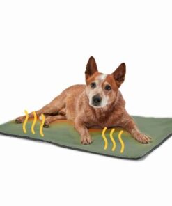 Deken groen, warmte deken, deken voor de hond, deken voor in de bench