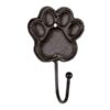 Wandhaken, ophangen, opbergen, handdoekhaakje, haakje voor de honden riem, ophang haak, poot, ijzer, decoratie