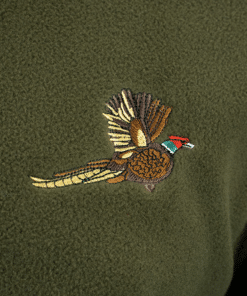 Detail fazant fleece