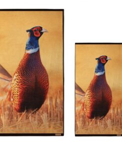 Luxe handdoeken wildprint fazant grote badhanddoek 70x140 cm cadeauset