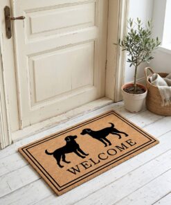 Deurmat Hond Bruin Kokos - 75x45 cm - Afbeelding 2
